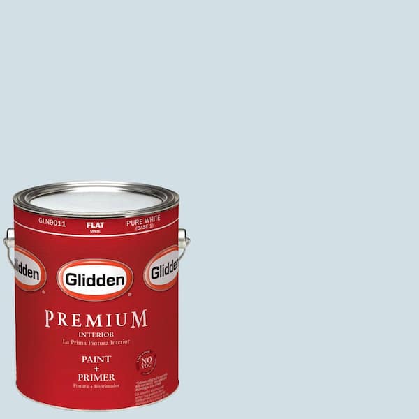 Glidden Premium 1-gal. #HDGB43 Big Chill Flat Latex Interior Paint with Primer