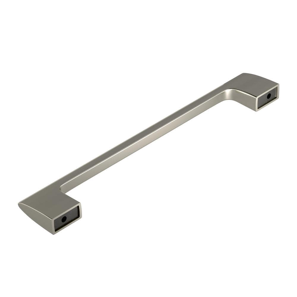 Polished Nickel 7" Modern Bar Cabinet Pull