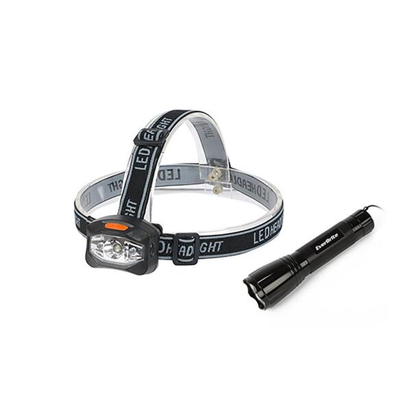 Everbrite LED Flashlight and Headlamp Combo