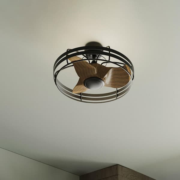 Bastrop 26 in. Indoor/Outdoor Graphite Transitional Ceiling Fan with Remote Included for Living Room
