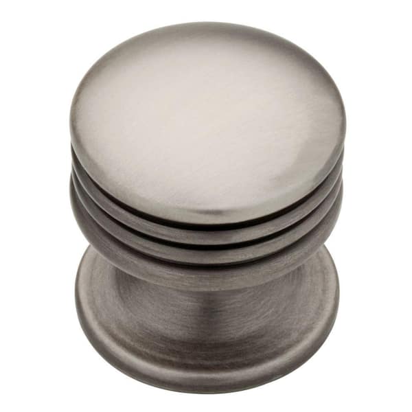Liberty Athens 1 in. (26mm) Heirloom Silver Aegean Round Cabinet Knob