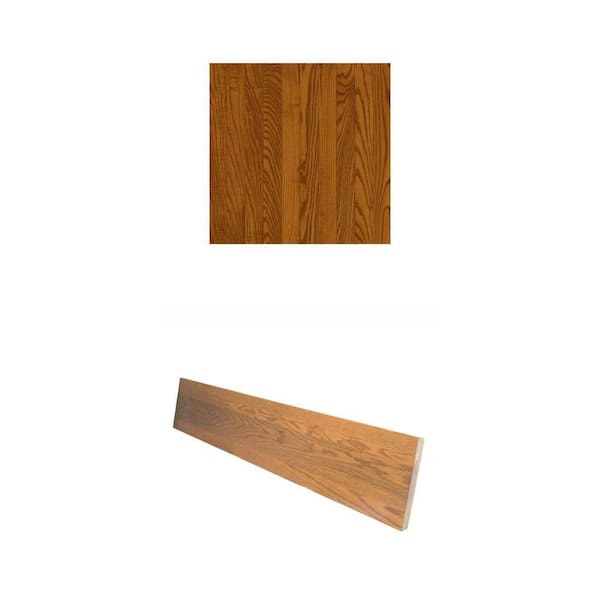 Retread 0.625 in. x 11.5 in. x 36 in. Red Oak Stair Tread and 0.75 in. x 7.5 in. x 36 in. Riser