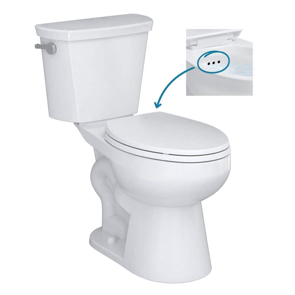 C H ℹ︎ℹ︎ CRAFT + MAIN Deven Flush Guard 12 in. 2-Piece 1.28 GPF Single