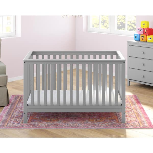 Stork craft hillcrest 2024 fixed side convertible crib