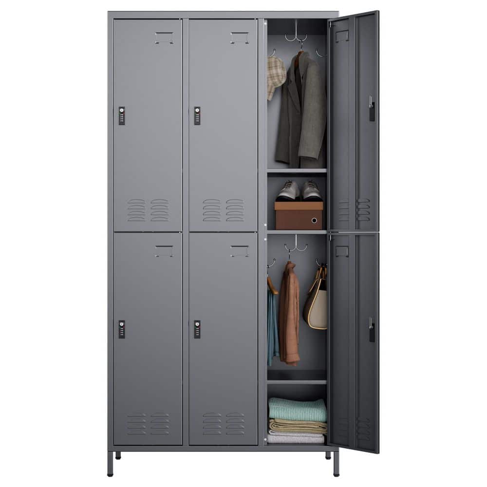 Kaikeeqli Metal Freestanding Cabinet 72 in. H x 35.43 in. W x