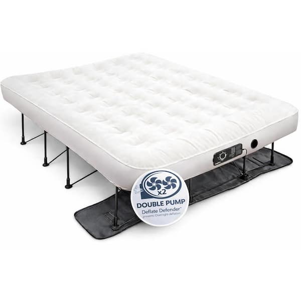 エアーマットレス　EZ BED TOI COMFORT Ivation EZ-Bed 24 in. Queen Size Air Mattress with Built in Pump