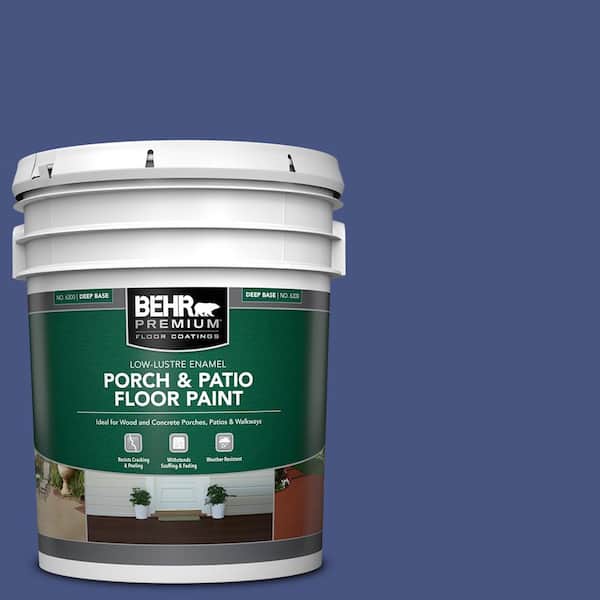 BEHR PREMIUM 5 gal. #PPU15-02 Mozart Low-Lustre Enamel Interior/Exterior Porch and Patio Floor Paint