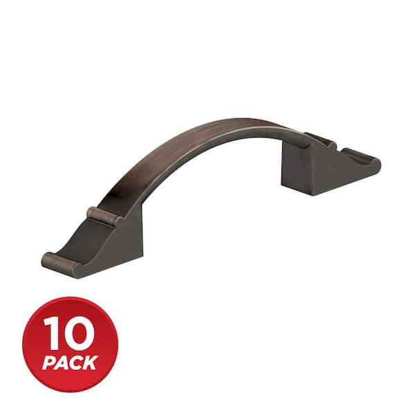 (10-Pack) Teramo Collection 3-in (76 mm) or 3 3/4-in (96 mm) Vintage Brushed Oil-Rubbed Bronze Cabinet Arch Pull