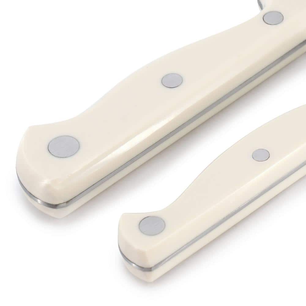 Keswick 2 Piece Santoku Knife Set with Linen Handles