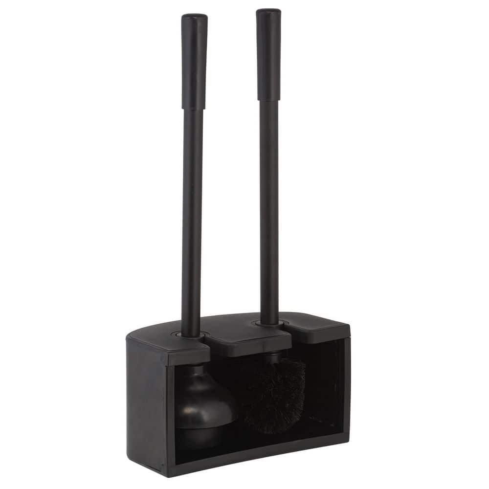 2-in-1 Toilet Brush and Plunger Set in Black price history on PriceWatchPro