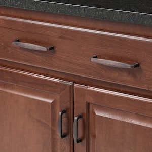 Charlemagne Collection 5 1/16 in. (128 mm) Brushed Oil-Rubbed Bronze Transitional Cabinet Bar Pull
