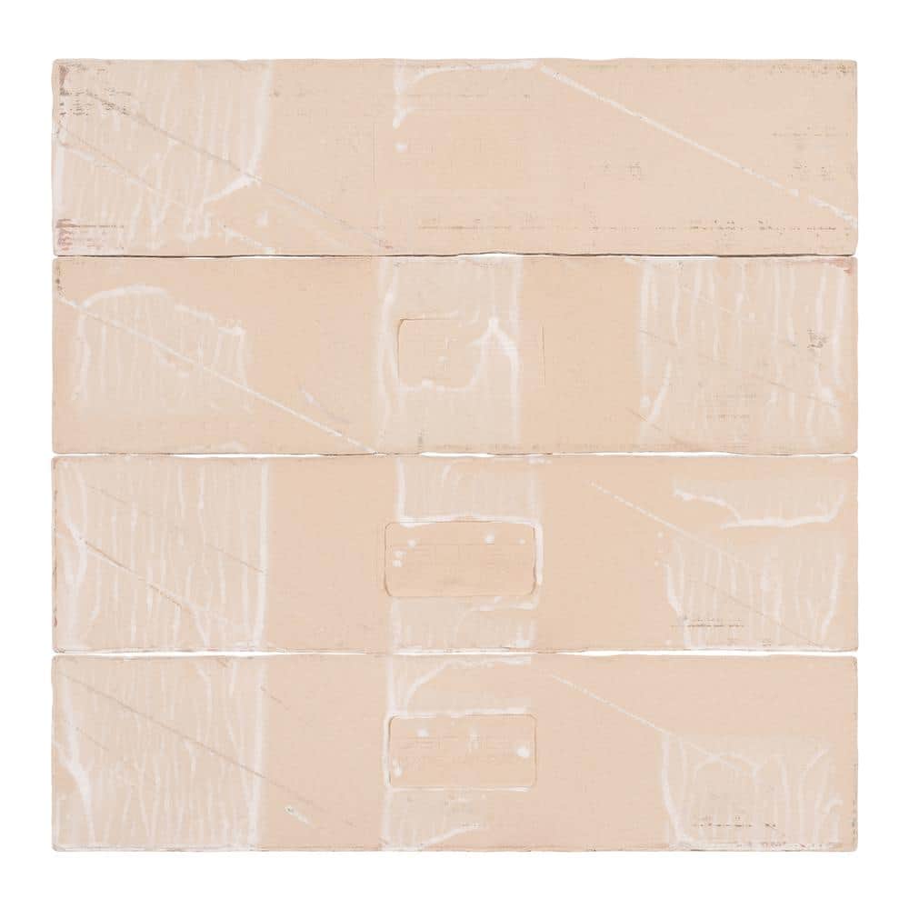 Splash Rose Pink Glossy Ceramic Subway Wall Tile