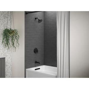 Capilano Single-Handle 3-Spray Tub and Shower Faucet in Matte Black (Valve Included)
