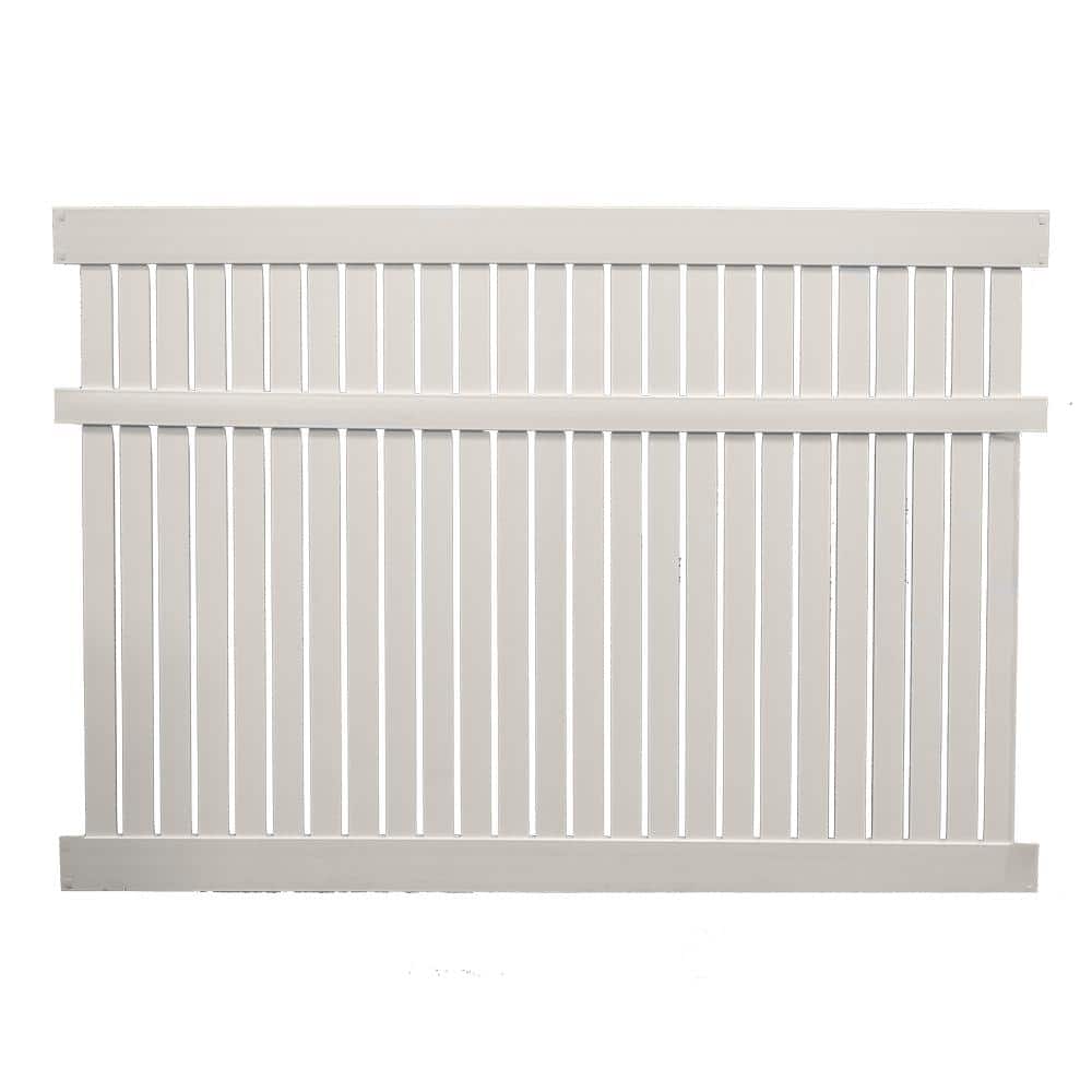 Huntington 6 ft. H x 6 ft. W Tan Vinyl Semi-Privacy Fence Panel Kit price history on PriceWatchPro