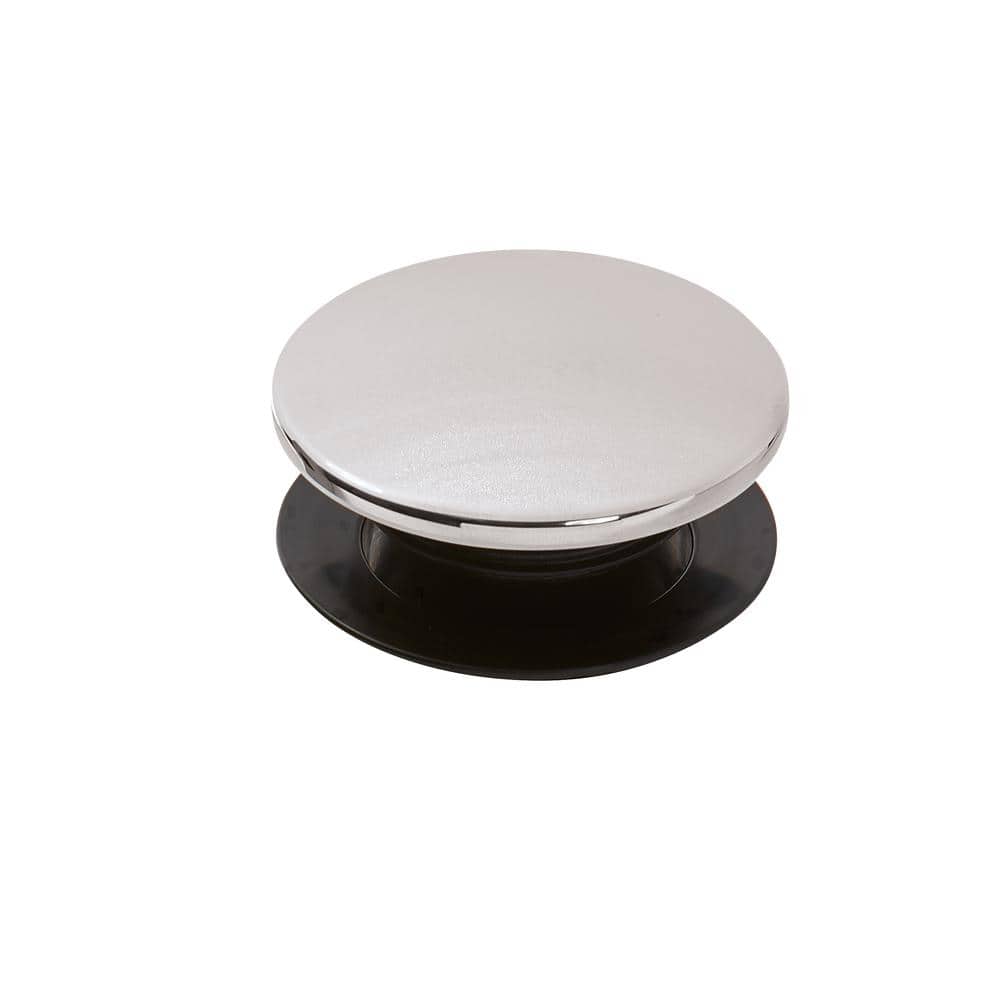 Polished Chrome Bathroom Sink Pop-Up Drain Assembly, 0.5 in