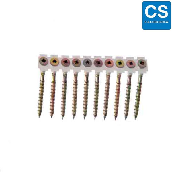 Husky #8 x 1-3/4 in. Yellow Subfloor Collated Screw (800-Count)