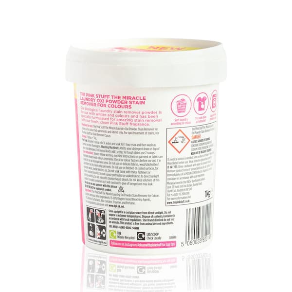 THE PINK STUFF 2.2 lbs. Oxi Fabric Stain Remover for Colors 100547701 - The  Home Depot