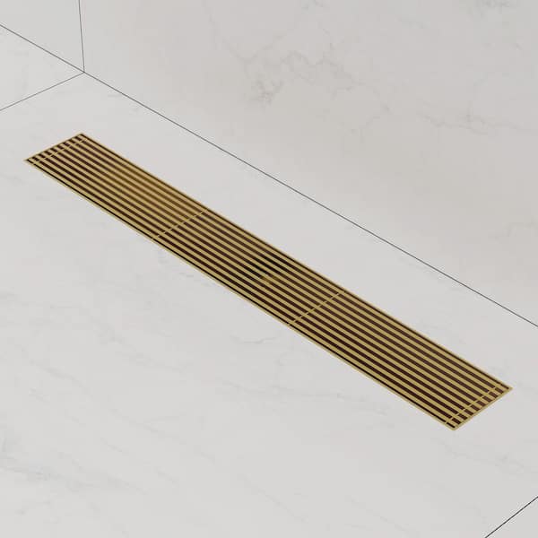 7-Spray Pattern 7 in. ABS Wall Mount Square Dual Fixed and Handheld Shower Head 2.5 GPM in Brushed Gold