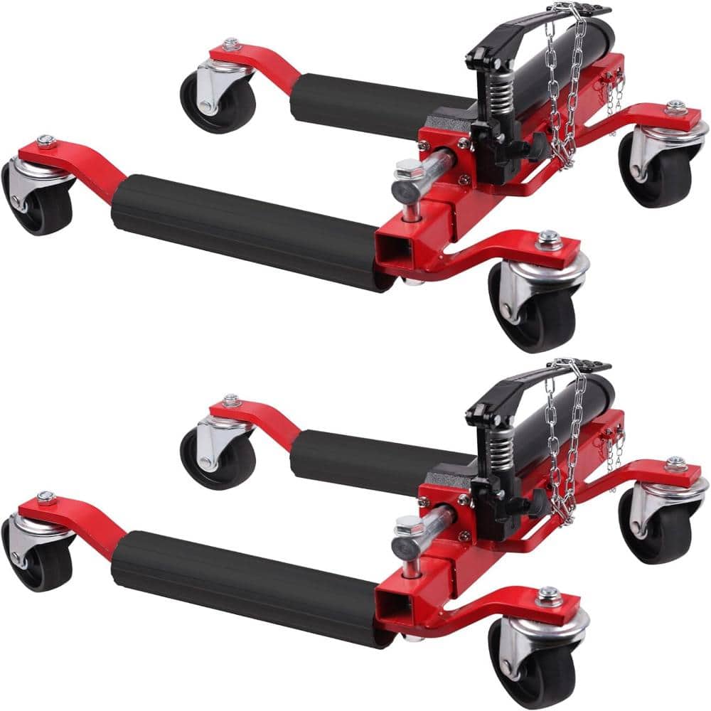 2 Pcs Car Wheel Dolly with Hydraulic Tire Jack, 3000 LBS Total Capacity Trailer Dolly for Vehicle Positioning price history on PriceWatchPro