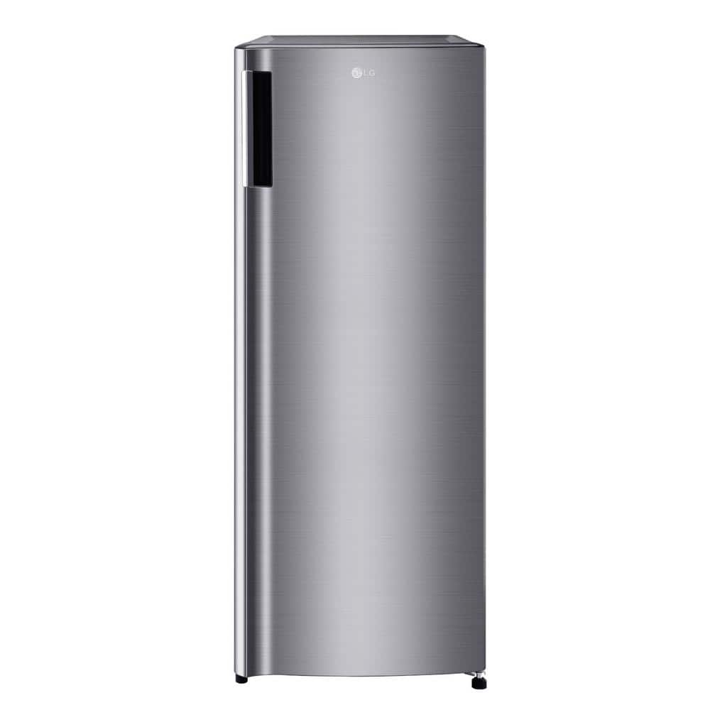 LG 20.63 in. W. 6 cu. ft. Single Door Top Freezer Refrigerator with Inverter Compressor &amp; Pocket Handle in Platinum Silver