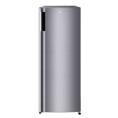 20.63 in. W. 6 cu.ft. Single Door Top Freezer Refrigerator with Inverter Compressor, Recessed Handle in Platinum Silver