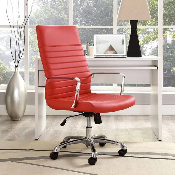 MODWAY Finesse Highback Office Chair in Red