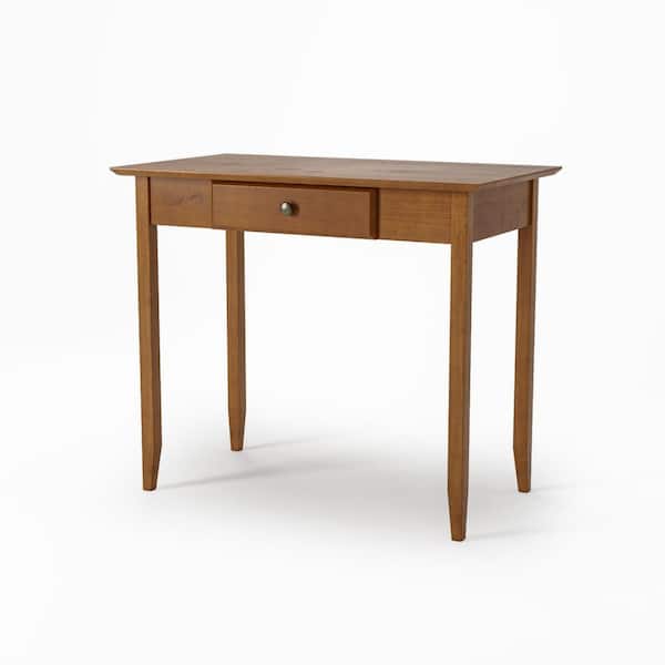 Camaflexi Shaker 36 in. Rectangular Cherry 1-Drawer Writing Desk
