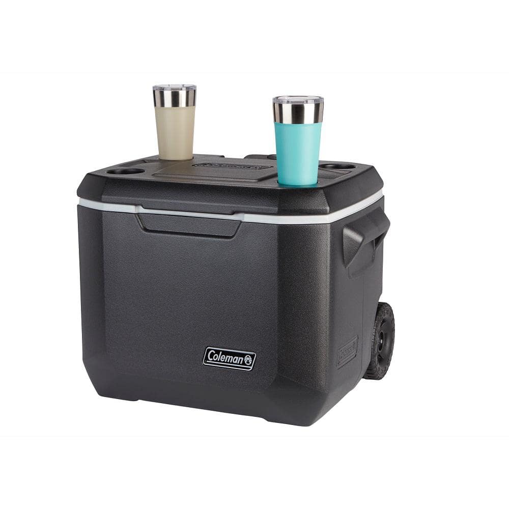 Coleman Black 50 Quart Insulated Wheeled Cooler