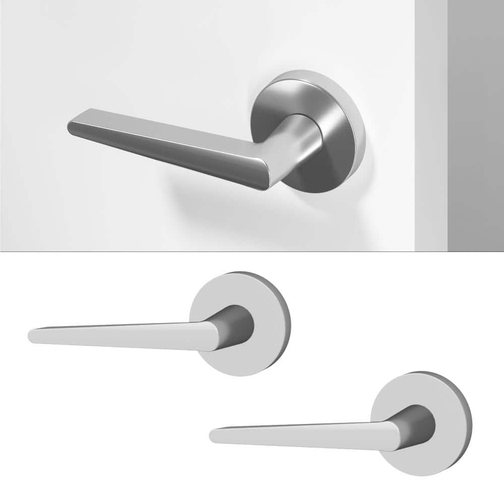 Halo Metal Chrome Dummy Door Handle with Round Rosette 2-Pack price history on PriceWatchPro