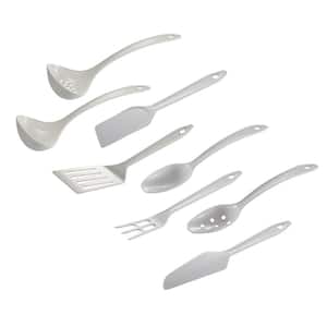 LOPOL Reinforced Nylon White 8-Piece Cooking Utensils Set