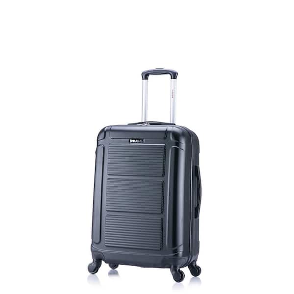 InUSA Pilot lightweight hardside spinner 24 in. Charcoal