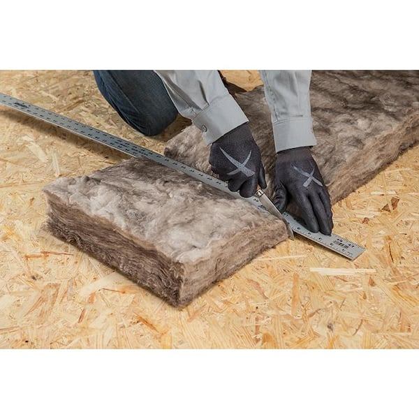 Insulation - Denim insulation has an R-value around 3.4 to 3.7 per inch –  very similar to fiberglass. Installation is essentially the same as with  fiberglass insulation but no special equipment or