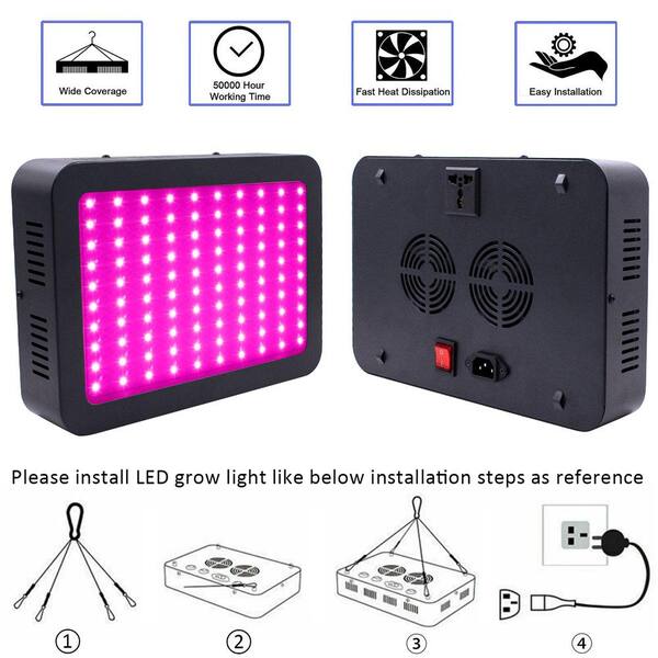 grow light from below