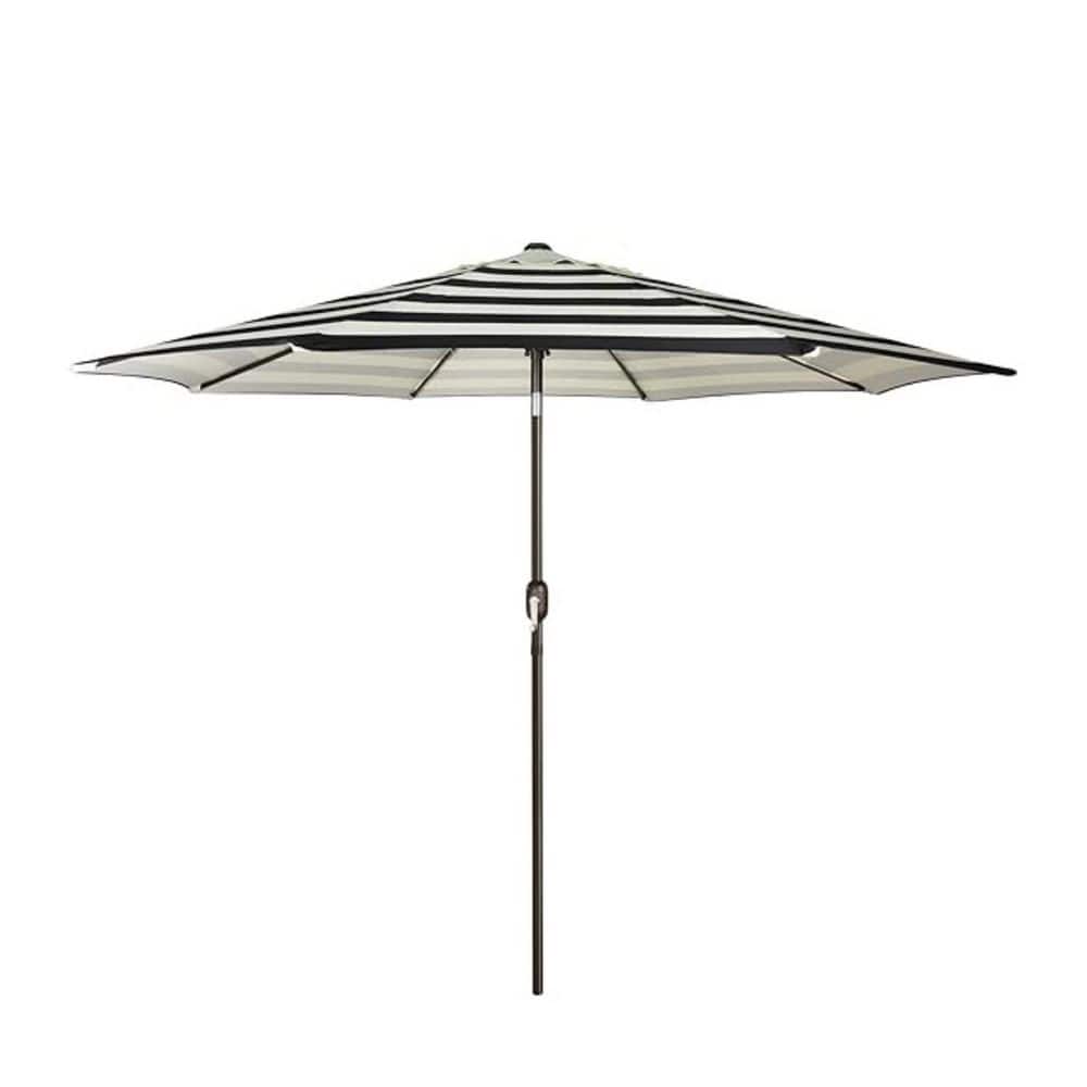 black and white cantilever patio umbrella Amazon.com : Grand 11 FT with Base Outdoor Large Round Aluminum Offset Hanging Umbrella for Garden Backyard (Black & White, 11 FT) : Patio, Lawn & Garden coated steel frame that ensures long Midtown Umbrellas 10 Ft Outdoor