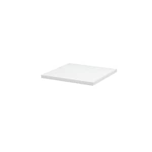 SUMO 17.7 in. W x 15.7 in. D x 0.98 in White MDF Decorative Wall Shelf without Brackets