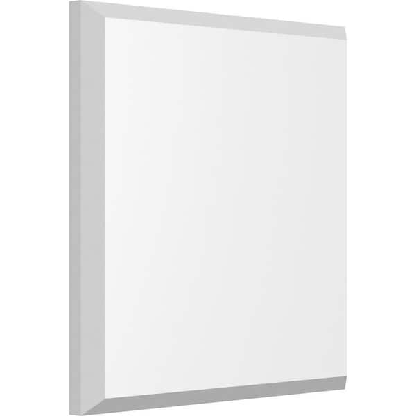 Ekena Millwork 6-in W x 6-in H x-1/2-in P Standard Sedgwick Rosette with Beveled Edge (4-Pack)