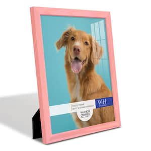 Woodgrain 11 in. x 14 in. Sunset Pink Picture Frame