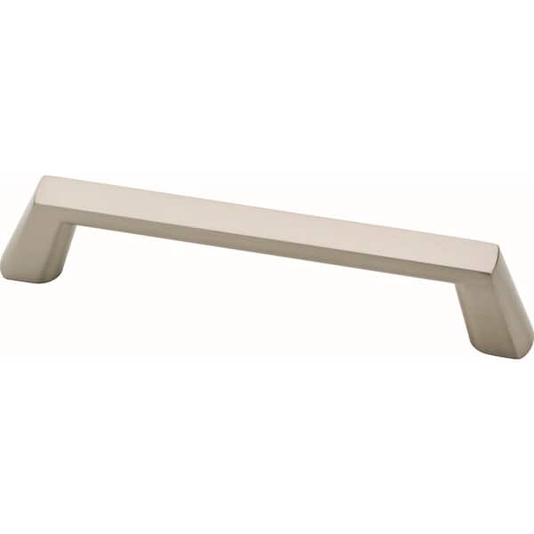 Liberty Soft Modern 5-1/16 in. (128 mm) Satin Nickel Square Cabinet Drawer Pull