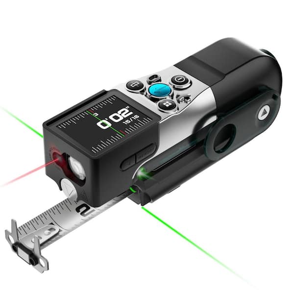 XTAPE1 3-in-1 330 ft. Laser Digital Tape Measure, 12 ft. Tape, Digital Readout, Modular, Aligning Laser, APP Sync