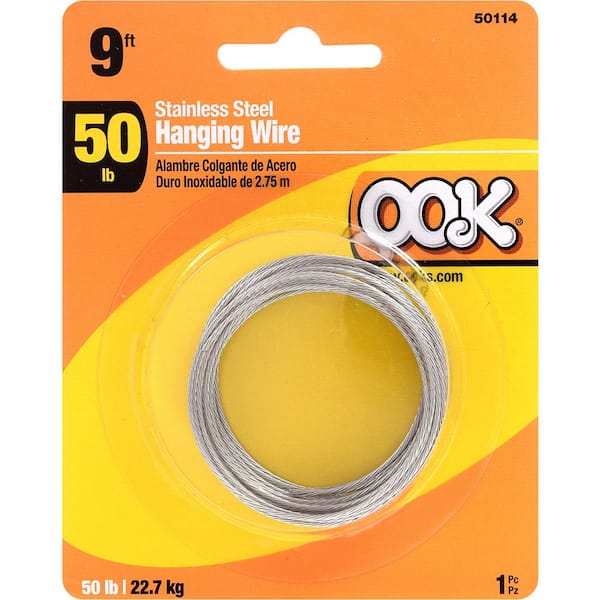 OOK Professional Picture Wire 9 ft. 100 lbs. 534292 - The Home Depot