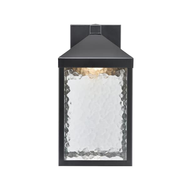 Millennium Lighting Aaron LED Light 7.5 in. Powder Coated Black Outdoor Clear Textured