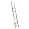 Werner 16 ft. Aluminum D-Rung Equalizer Extension Ladder with 250 lb ...