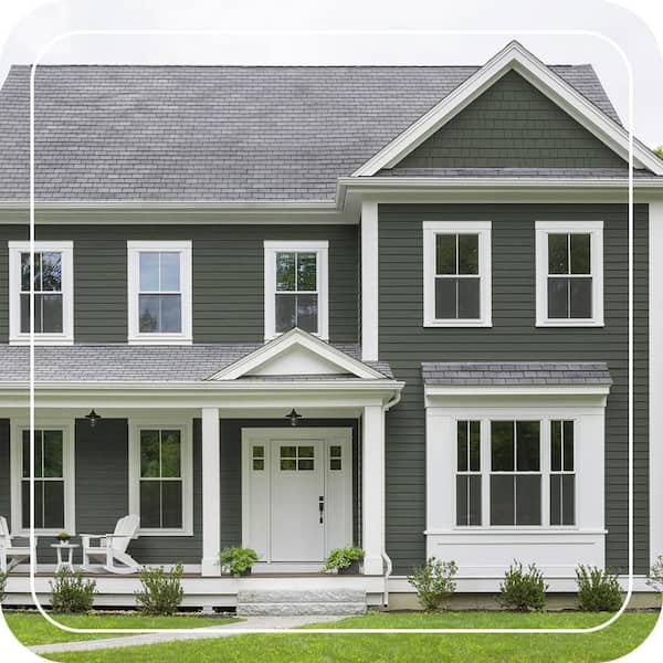BEHR ULTRA 1 gal. #BXC-12 Deep Forest Flat Exterior Paint & Primer