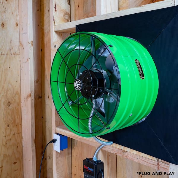 QuietCool 2830 CFM Smart App Controlled 3-Speed Gable Mount Attic Fan QuietCool 2830 CFM Smart App Controlled 3-Speed Gable Mount Attic Fan