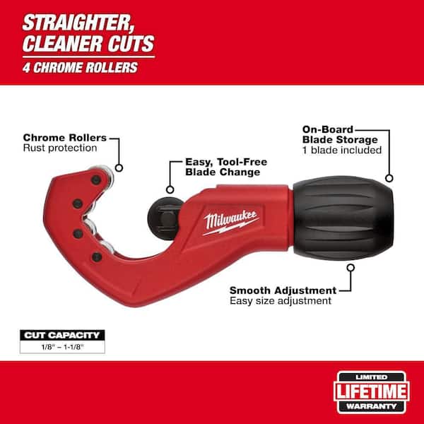 1 in. Mini Copper Tubing Cutter and 1 in. Constant Swing Copper Tubing Cutter