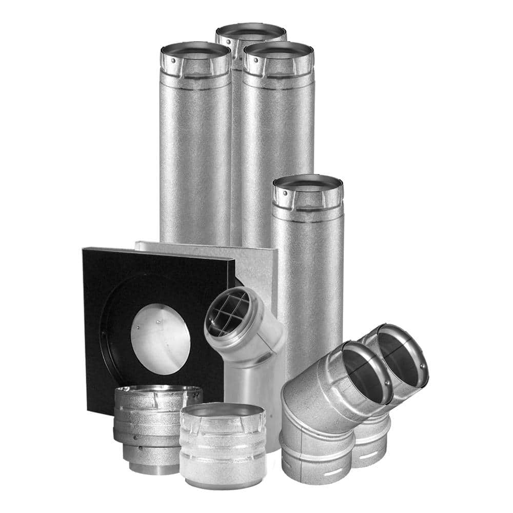 PelletVent for Multi-Fuel 4in. Diameter Universal Horizontal Install Kit price history on PriceWatchPro