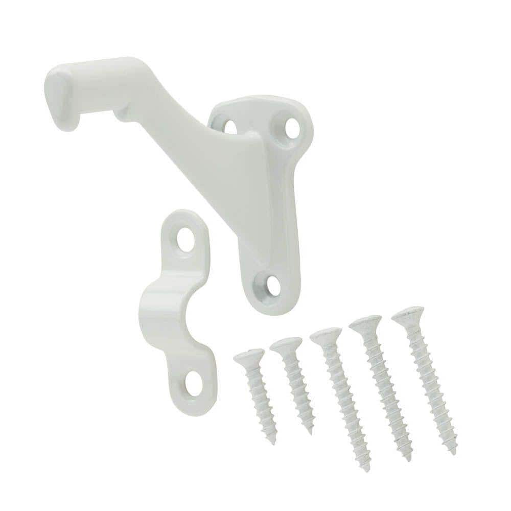 EAI Handrail Bracket Polished Chrome Pack 4 Banister Brackets Stair Banister Wall Handrail 63mm