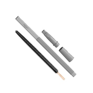 Dryer Lint Vacuum Attachment and Flexible Dryer Lint Brush Vacuum Hose Attachment Brush in Gray (2-Pieces)