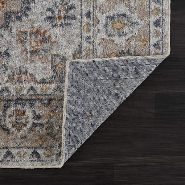 Hiti 7 ft. X 9 ft. Blue, Olive, Tan Area Rug