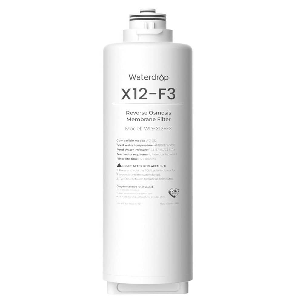 X12-F3 Filter, Replacement for WD-X12-Basic and WD-X12-Alkaline and WD-X12-PRO Reverse Osmosis System, 24-Month Lifetime price history on PriceWatchPro
